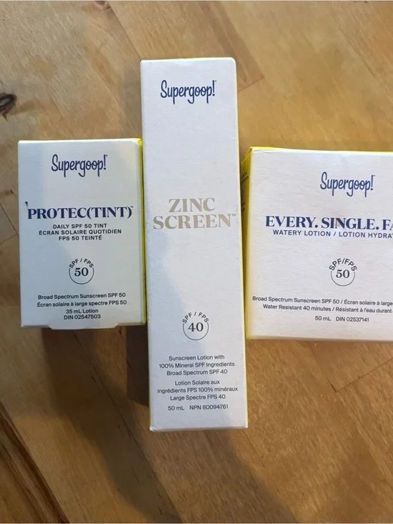 Supergoop Trio! Zinc Screen SPF 40 Mineral Sunscreen - White