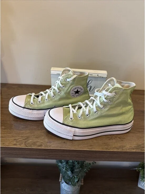 Converse All star Sage Green Hand Dyed Size 8