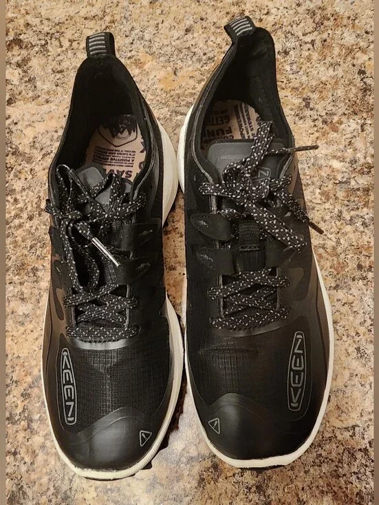 KEEN Black Athletic Trail Sneakers Lace Up Outdoor Shoes