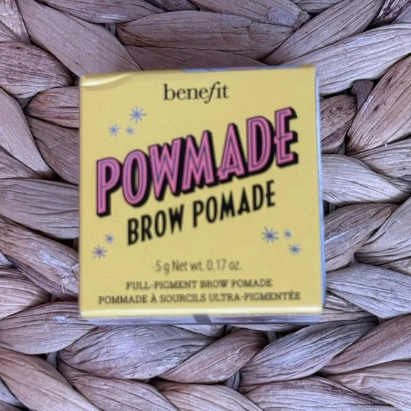 NWT Benefit POWmade Brow Pomade in Neutral Medium Brown Brunette New in Box NIB