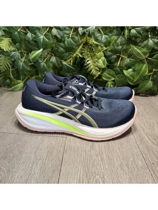 Asics Gel-Cumulus 28 Womens Size 8.5 Blue Pink Athletic Running Shoes Sneakers