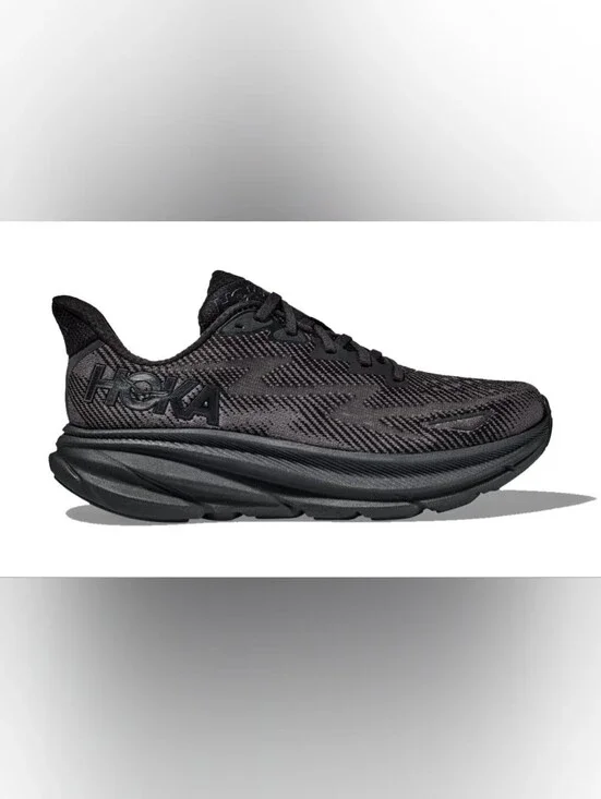 Hoka Clifton 9 Women's Black/Black Size 8.5D