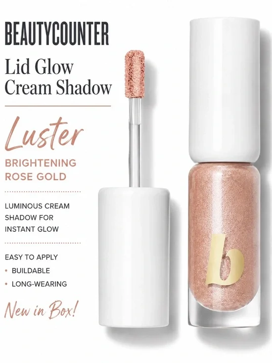 Beautycounter Lid Glow Cream Shadow Luster Shimmer Eyeshadow NIB