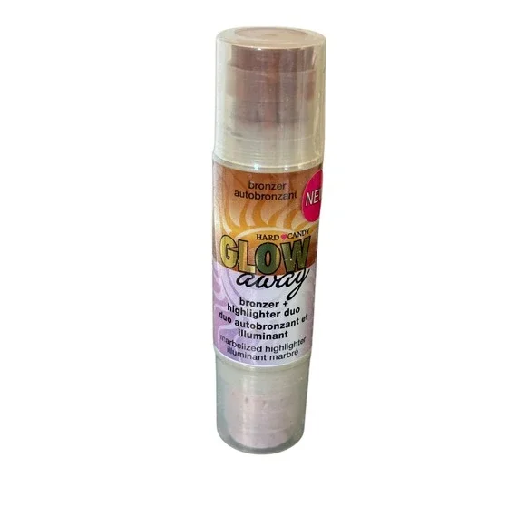 Hard Candy Glow Away Bronzer‎ Highlighter Duo Women Bora Bora New Marbleized