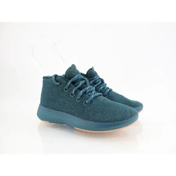 Allbirds Wool Runner Mizzles Sneakers High Top Women Size 5 Teal Merino Wool