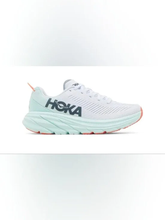 HOKA Rincon 3 Women's White Blue Glass Size 8.5B
