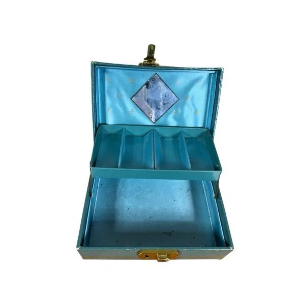 Vintage Blue‎ Jewelry Box