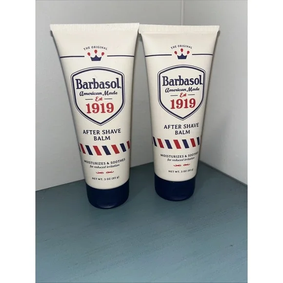 2X Barbasol 1919 After Shave‎ Balm, 3 oz BRAND NEW Sealed