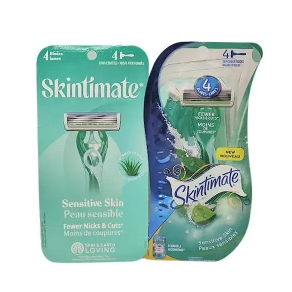 Schick Skintimate Sensitive Skin Disposable Razors - 2 Packs