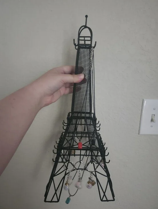 Eiffel Tower Jewelry Holder in Black