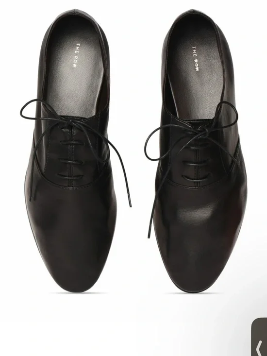 The Row Black Awar Oxford Shoes 38,5