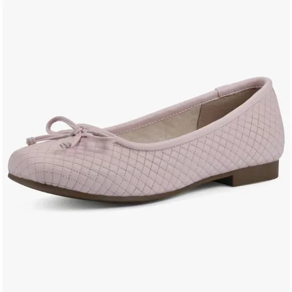 BRAND NEW CLIFFS BY WHITE MOUNTAIN WOMEN'S QUILTED BALLET FLAT G3