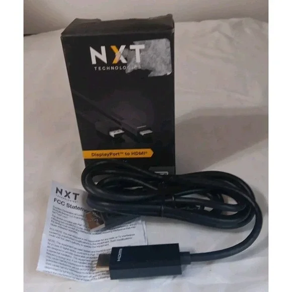 NXT Technologies NX51760 6ft‎ DisplayPort to HDMI Audio Video Cable