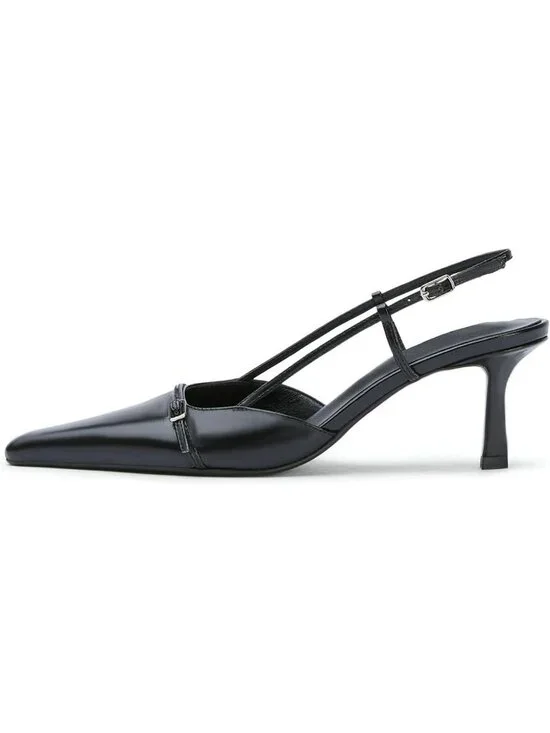 Women's Black Matte2 Kitten Heels with Bow Pointed Close Toe Pumps Dress Party