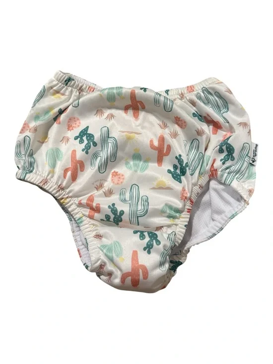 Green Sprouts Toddler Eco Pull-up Swim Diaper Cactus Print Summer Pool‎ Size 4T