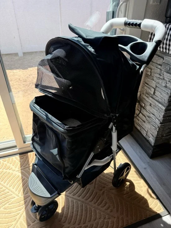 PREMIUM MIDNIGHT BLACK PET STROLLER 🌟🐾❗️🖤