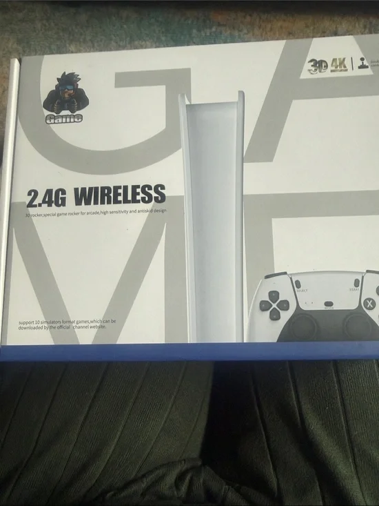 AMO White 2.4G Wireless Game Controllers (set of two)