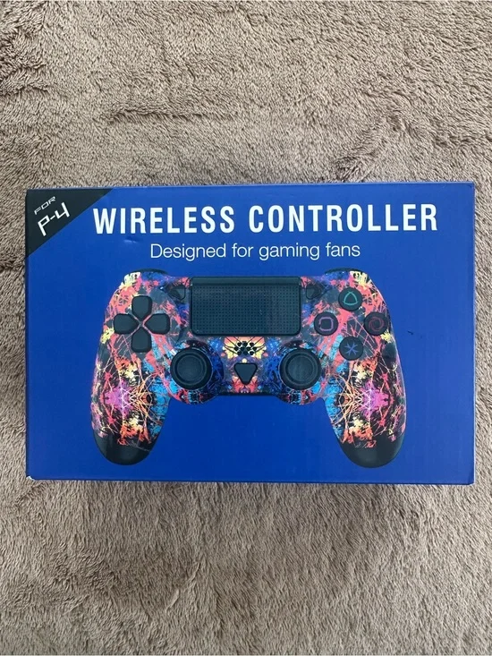 New Design Multicolor Graffiti Wireless PS4 Controller Compatible with PC