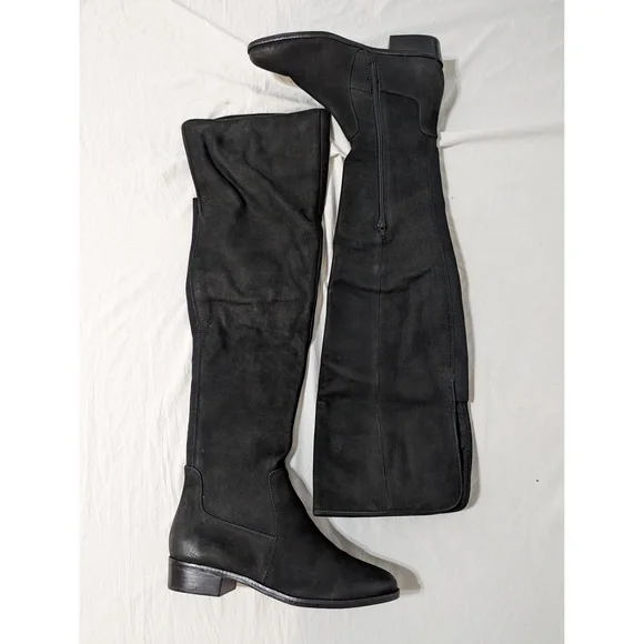 Aldo Over the Knee Suede Leather Boots - Brand New