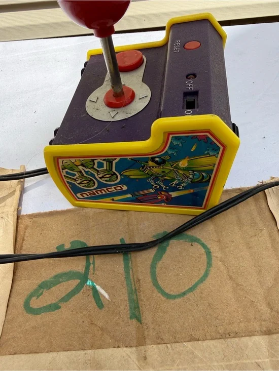 Yellow Retro Arcade Joystick Controller