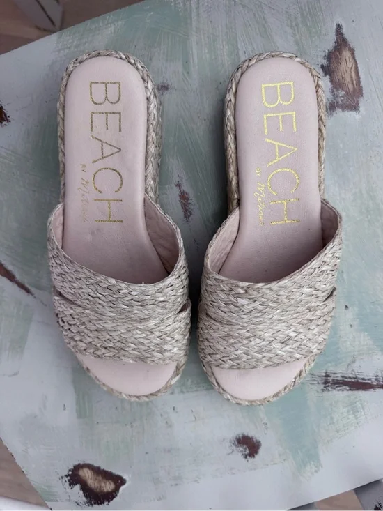 Beach by Matisse straw platform shoes