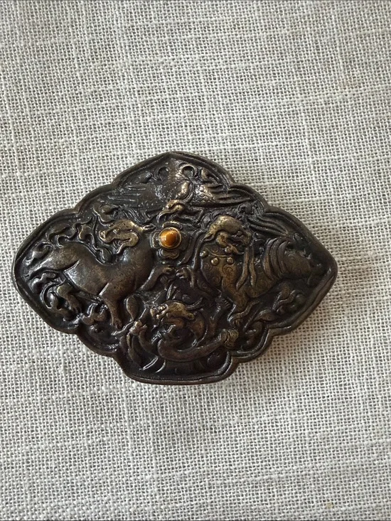 1974 Bergamot Brass Works Belt buckle
