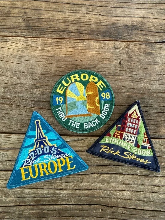 Europe Travel Patch Set - Rick Steves