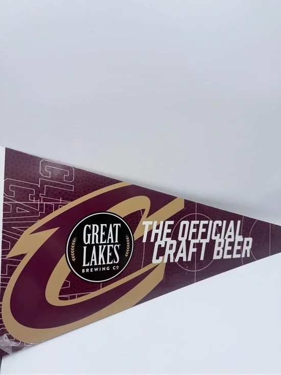 Cleveland Cavaliers Great Lakes Brewing Co. NBA Fan Decor Metal Sign 32” Pendant