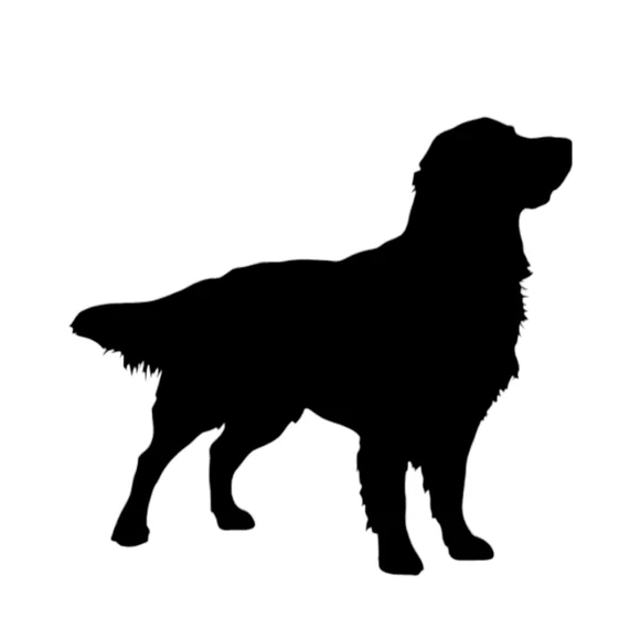 Golden Retriever Dog Best Friend‎ Vinyl Graphic Auto Laptop Decal Animal Sticker