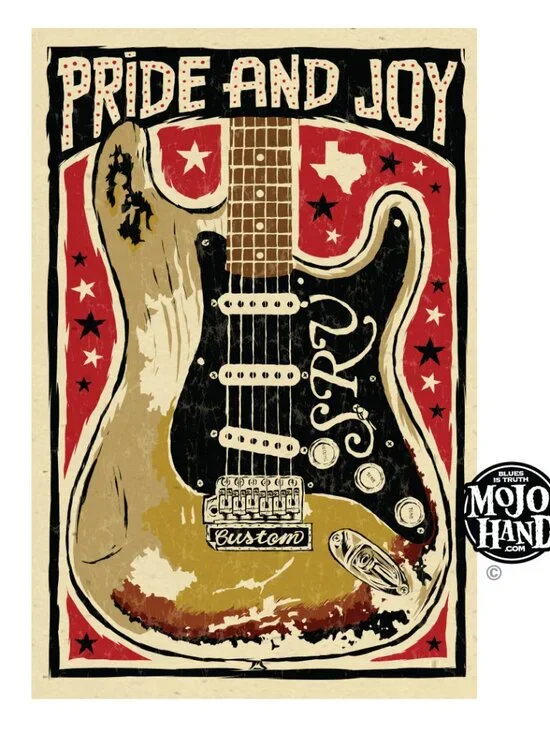 Stevie Ray Vaughan tribute art print - 12