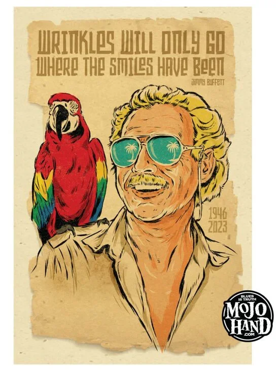 Jimmy Buffett tribute art print - 12