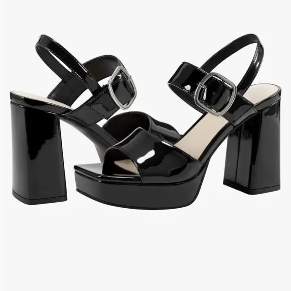 BRAND NEW MARC FISHER WOMEN'S GRADUATE BLOCK HEEL DRESS SANDAL G1