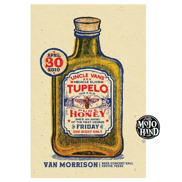 Van Morrison concert poster - 2010- 12