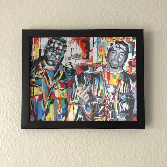 Tupac and Biggie Wall Art