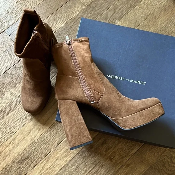 MELROSE AND MARKET Emerson Platform Bootie (Women)