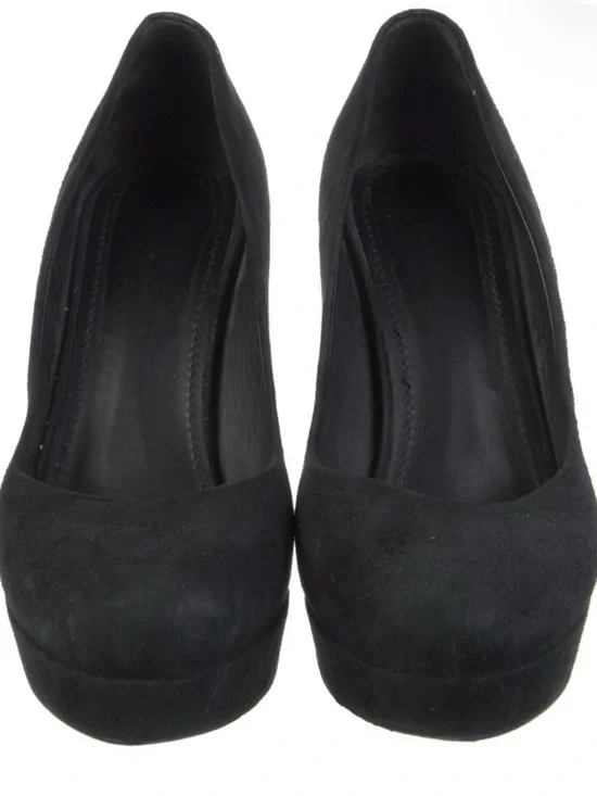YSL Suede Platform pumps