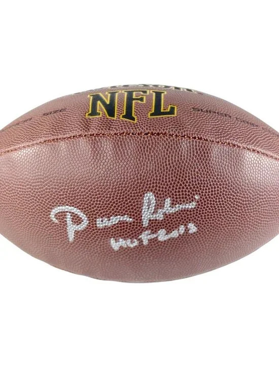 Dave Robinson Signed Wilson NFL Football Packers HOF 2013 Proof COA