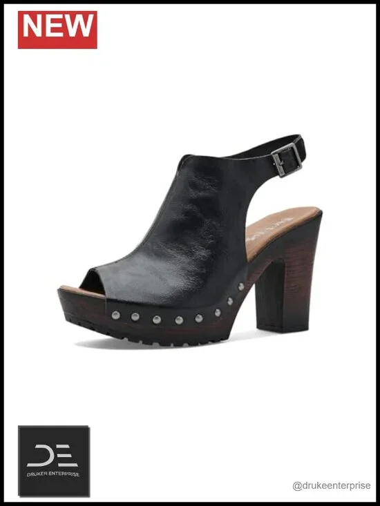 Womens Arden Platform Sandals 4 Inch Heel Wood Grain Wedge Vegan