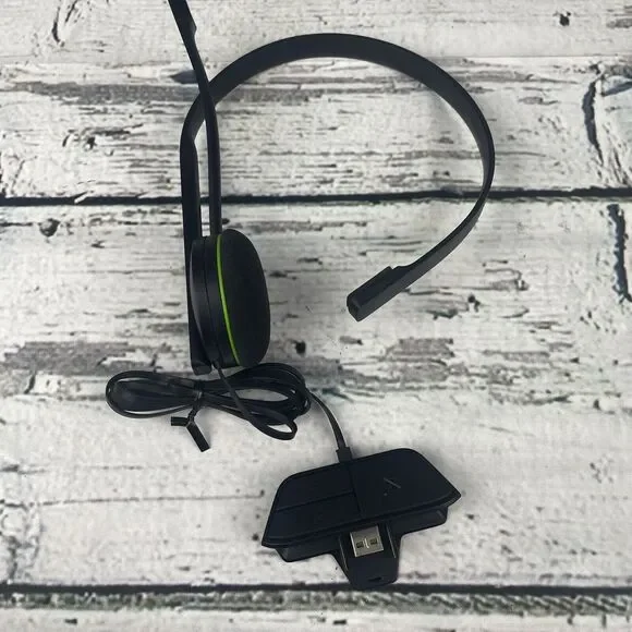 Microsoft Wired‎ Mono Headset Black Headband Chat for Xbox 1564
