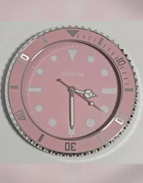 Invcta Pro Diver Wall Clock, Pink 70048