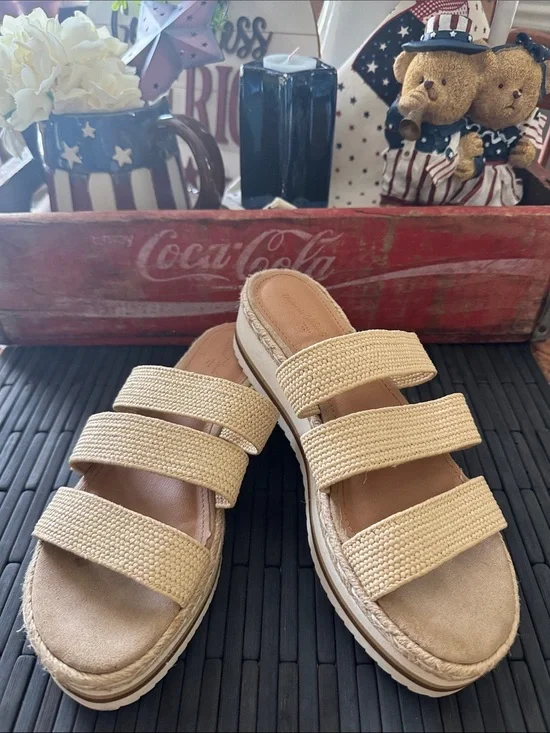 Universal Thread Florence Platform Sandals - Size 6 women’s