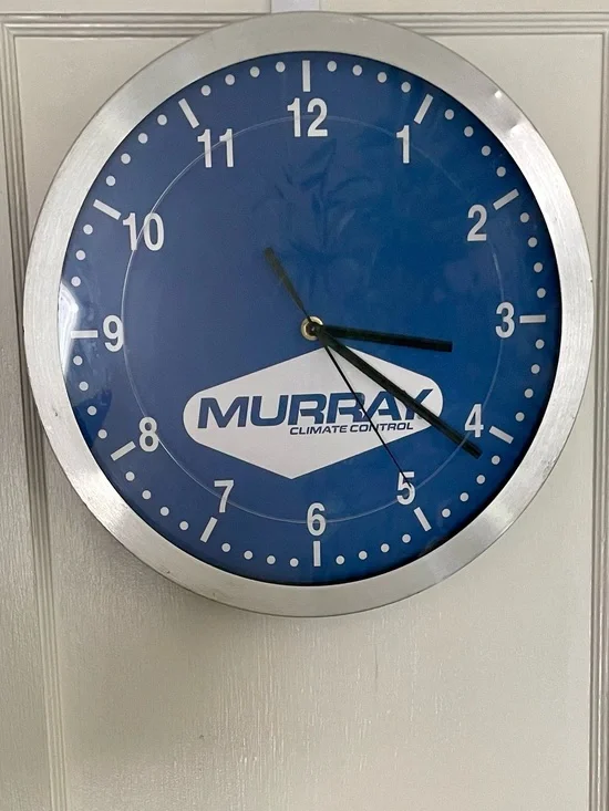 Vintage Style Murray Climate Control Promotional Garage Wall Clock Home Decor