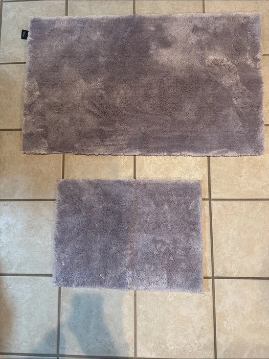 Simply Vera Vera Wang Rugs Plush Lavender Bath Mat Duo