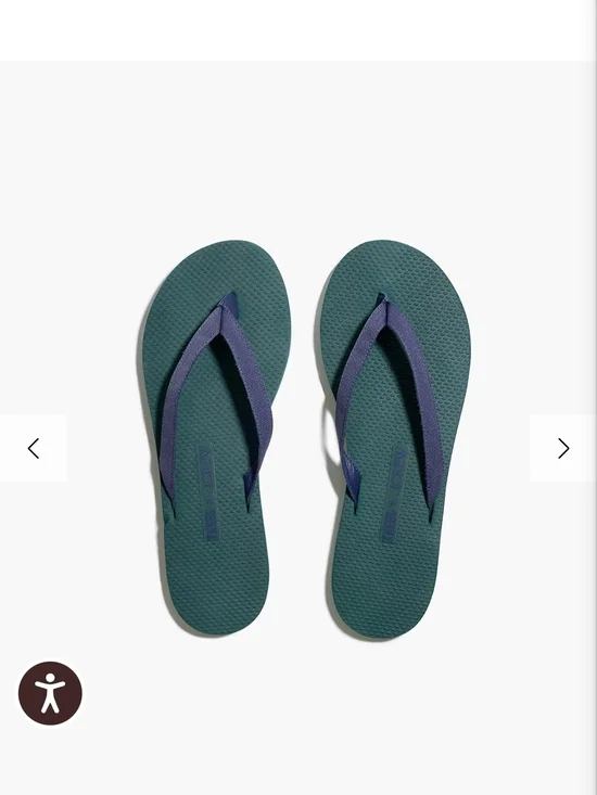 T'kee X JCrew Sandals with Navy Straps