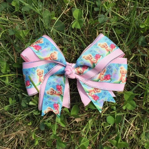 Tinkerbell Hair Bow‎