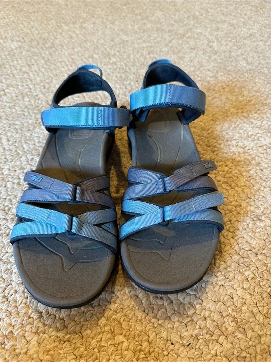 Teva Kids Blue and Navy Multi-Strap Sport Sandals