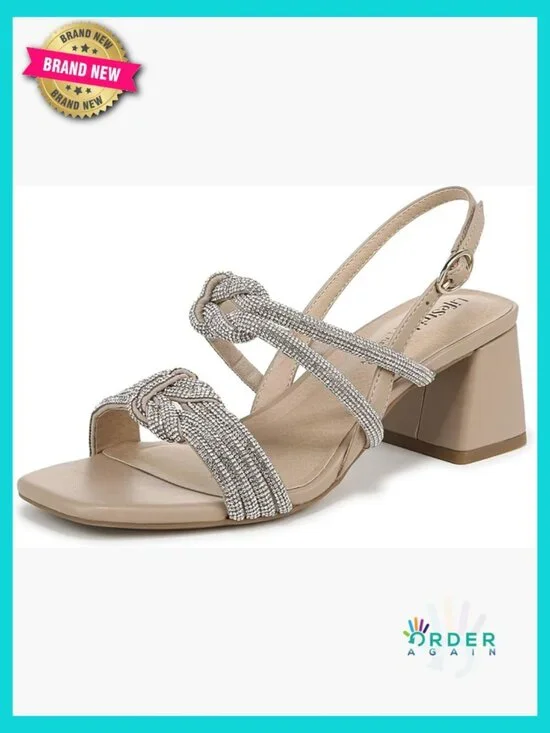 Block Heel Sandals Slingback Platform Open Toe Comfort Dressy Casual Chic
