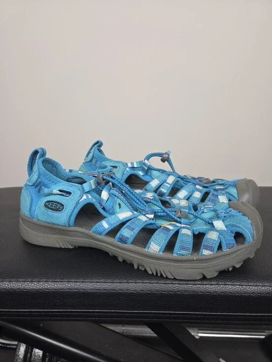 KEEN Whisper Blue Turquoise Water Trail Sport Sandals Shoes Women's Size 5