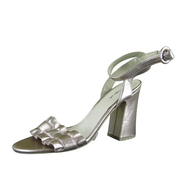 Indigo rd. Women's Ankle Strap Rosegold Leather Sz 8 Medium‎ Gently Used 2025