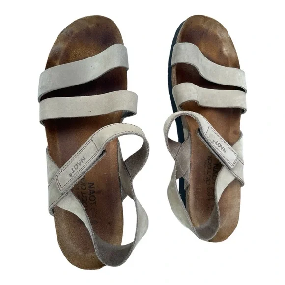 Naot Women's Stone Kayla Comfort Casual Flat Sandals 42 EU 11 US